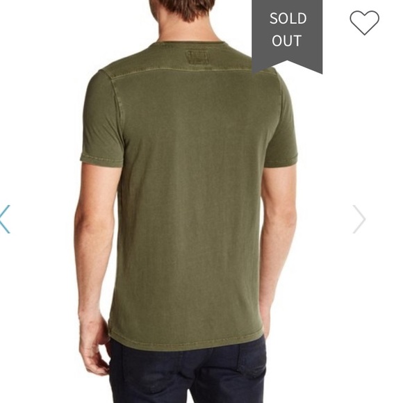 Lucky Brand Military Henley Short Sleeve T-shirt - Picture 3 of 5